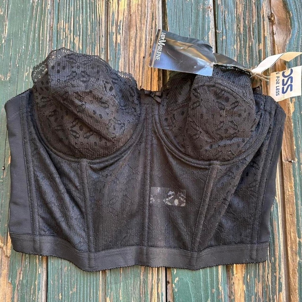 Lady Marie black corset top Size S